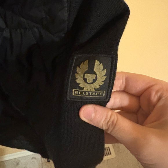 Belstaff Black New Kelby Zip Cardigan - Picture 8 of 9